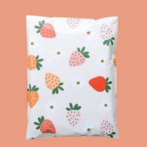Polymailer White Red pink Fruit Theme poly Bag 9 mailer mail cute fun design